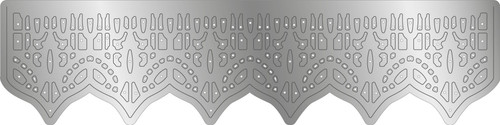 2 Pack - Sara Signature Wild At Heart Metal Die-Delicate Lace - AHMDDELL