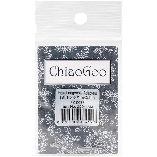 3 Pack ChiaoGoo Interchangeable Adapters 2/Pkg-Small Mini 2501-AM - 812208024197