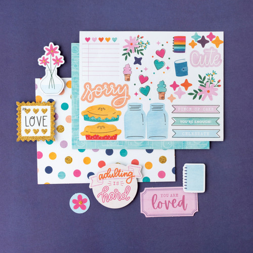 Shimelle Reasons To Smile Card Making Kit-Makes 20 5A0026KG-1G93X