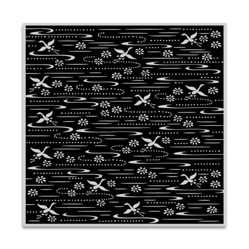 Hero Arts Cling Stamp 6"X6"-Origami Paper Bold Prints 5A0022BX-1G51Z