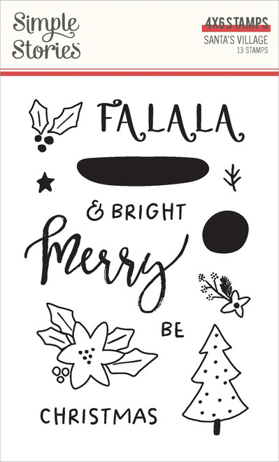 Santa's Village Clear Stamps-Photopolymer - 5A0029N0-1GD01 - 810150772937 Santa's Village Clear Stamps-Photopolymer - 5A0029N0-1GD01 - 810150772937