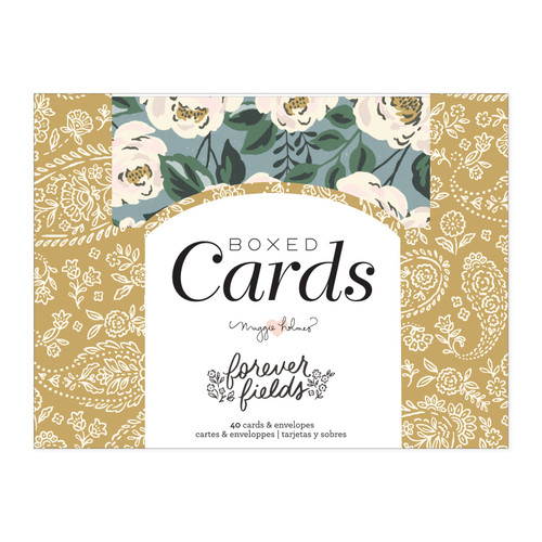 American Crafts A2 Cards W/Envelopes (4.375"X5.75") 40/Box-Maggie Holmes Forever Fields - 5A00262V-1G8VW - 765468086989