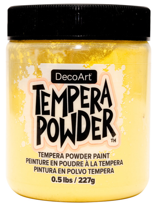 3 Pack - DecoArt Tempera Powder 0.5lb-Yellow - 5A0020M5-1G3BB - 766218148490