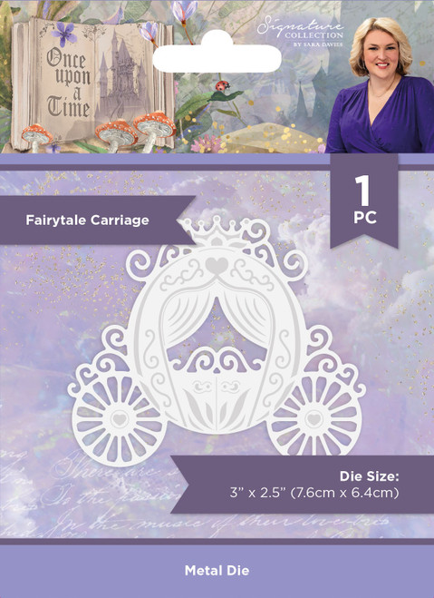 2 Pack - Sara Signature Once Upon A Time Metal Die-Fairytale Carriage - TMDFACAR - 195094083463 2 Pack - Sara Signature Once Upon A Time Metal Die-Fairytale Carriage - TMDFACAR - 195094083463