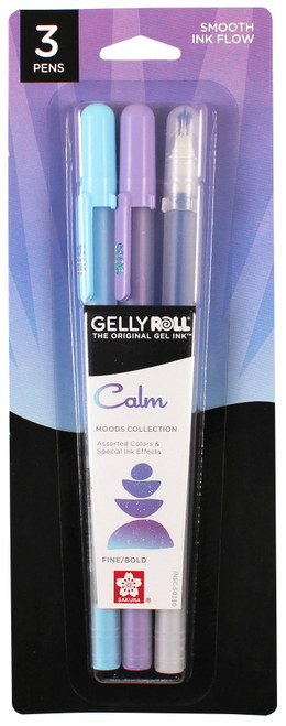 3 Pack - Sakura Gelly Roll Moods Collection Set 3/Pkg-Calm - MOOD3SET-50354 - 053482503507