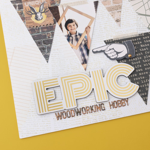 3 Pack - American Crafts Cedar House Puffy Stickers 179/Pkg-Alpha, Matte - 34030342