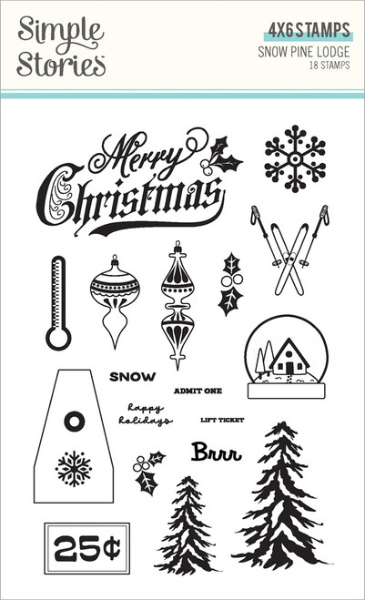 Snow Pine Lodge Clear Stamps-Photopolymer - 5A0029MX-1GD1R - 810150773248 Snow Pine Lodge Clear Stamps-Photopolymer - 5A0029MX-1GD1R - 810150773248