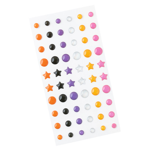 3 Pack - Paige Evans Tricks & Treats Enamel Dots-60/Pkg - A50027C8-G19N6
