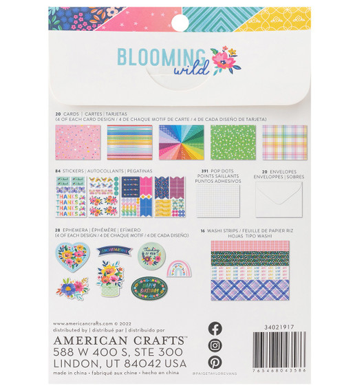 Paige Evans Blooming Wild Card Kit-Makes 20 Cards - 34021917 Paige Evans Blooming Wild Card Kit-Makes 20 Cards - 34021917