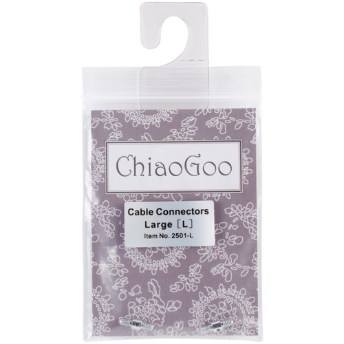 3 Pack - ChiaoGoo Cable Connectors-Large 2/Pkg - 2501-L - 0812208023572