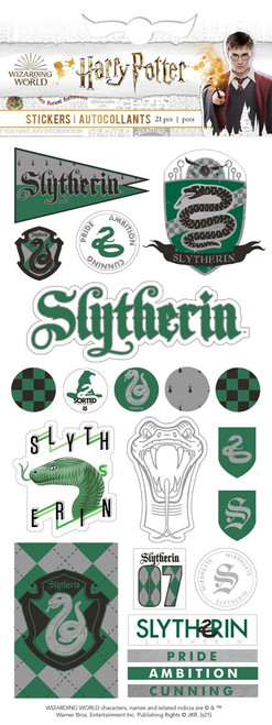 3 Pack - Paper House Harry Potter Foiled Stickers 8"X3"-Slytherin House Pride - STFE0040 - 767636842854 3 Pack - Paper House Harry Potter Foiled Stickers 8"X3"-Slytherin House Pride - STFE0040 - 767636842854