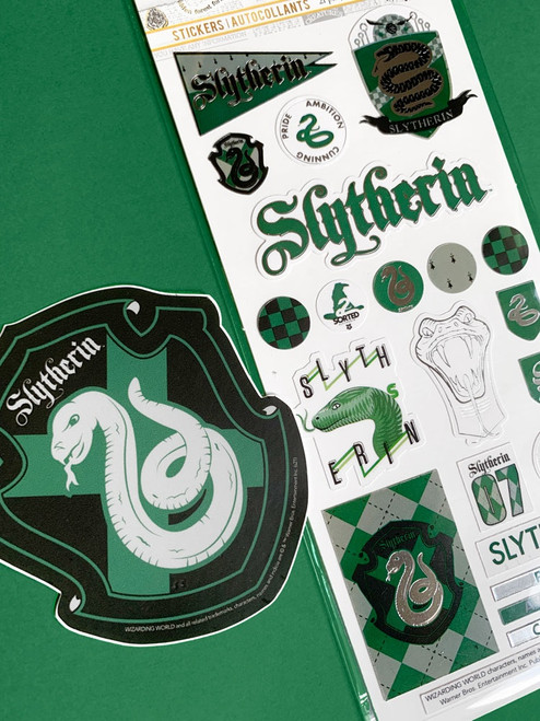 3 Pack - Paper House Harry Potter Foiled Stickers 8"X3"-Slytherin House Pride - STFE0040 3 Pack - Paper House Harry Potter Foiled Stickers 8"X3"-Slytherin House Pride - STFE0040