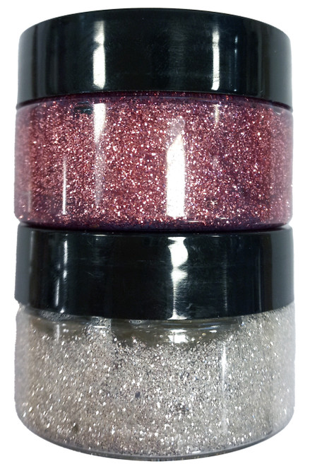 Sara Signature Floral Elegance Glitter Paste-2/Pkg - SFEGLIPA