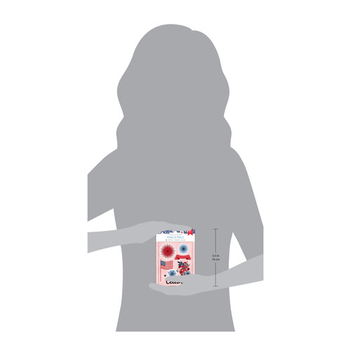 3 Pack - American Crafts Flags And Frills Clear Stamps-8/Pkg - 34030322 3 Pack - American Crafts Flags And Frills Clear Stamps-8/Pkg - 34030322