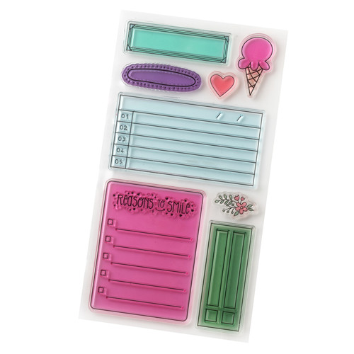 3 Pack - Shimelle Reasons To Smile Acrylic Stamp Set-10/Pkg - A50026KY-G192Z 3 Pack - Shimelle Reasons To Smile Acrylic Stamp Set-10/Pkg - A50026KY-G192Z