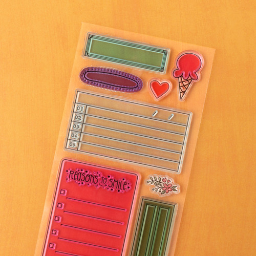 3 Pack Shimelle Reasons To Smile Acrylic Stamp Set-10/Pkg 5A0026KY-1G92Z