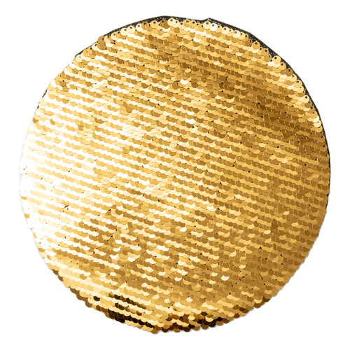 Craft Express Gold Sequin Round-Gold, 7.4"X7.4", 2 pack - 5A0021R4-1G4NS