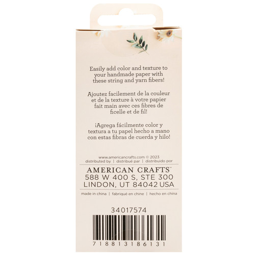3 Pack - American Crafts Handmade Paper Mix-Ins-String - 34017574 3 Pack - American Crafts Handmade Paper Mix-Ins-String - 34017574