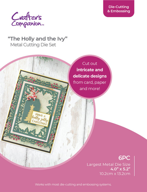Crafter's Companion Metal Die-The Holly And The Ivy - CEMDTHTI - 195094093004