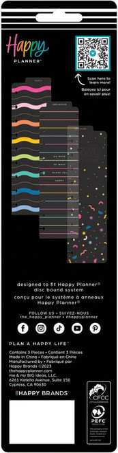 2 Pack Happy Planner Classic Bookmarks-3/Pkg 5A0020QX-1G3HY