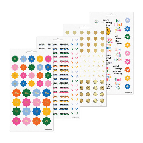 2 Pack Happy Planner Sticker Sheets 5/Sheets-Playful Brights, 317 Pieces 5A0025ZZ-1G8RM