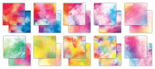 Craft Consortium Double-Sided Paper Pad 8"X8"-Pigment Infusions - 5A002B14-1GDH3