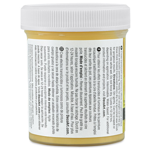 DecoArt WaxEffects Acrylic Paint 4oz-Aged Beeswax DWE-25