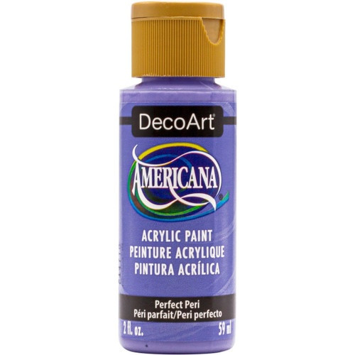 6 Pack DecoArt Americana Acrylic Paint 2oz-Perfect Peri DA-410 - 766218143945