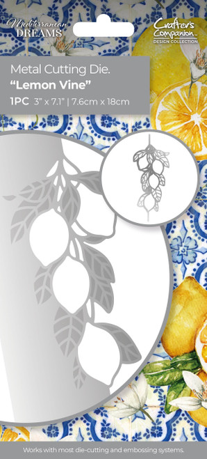 Crafter's Companion Mediterranean Dreams Die-Lemon Vine - MEDLEVI - 195094089489
