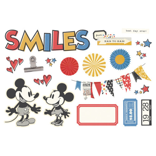 3 Pack Simple Stories Simple Pages Page Pieces-Say Cheese Classic Mouse 5A0029VH-1GD9D