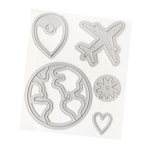 American Crafts Coast-to-Coast Metal Die Set-5/Pkg - 34025939 American Crafts Coast-to-Coast Metal Die Set-5/Pkg - 34025939