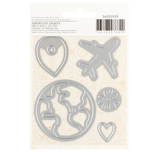American Crafts Coast-to-Coast Metal Die Set-5/Pkg - 34025939 American Crafts Coast-to-Coast Metal Die Set-5/Pkg - 34025939