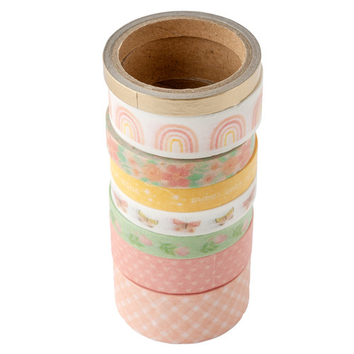 American Crafts Hello Little Girl Washi Tape 8/Pkg-Gold Foil - 34030045 American Crafts Hello Little Girl Washi Tape 8/Pkg-Gold Foil - 34030045
