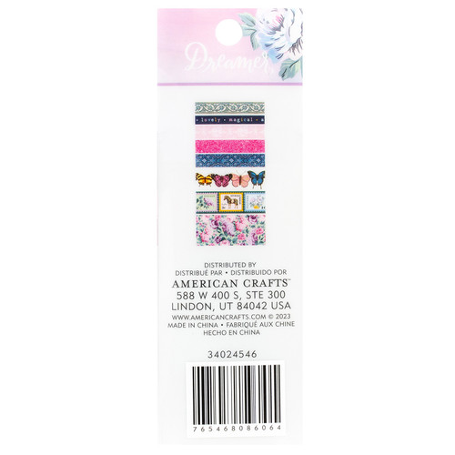 American Crafts Dreamer Washi Tape-8 Pieces - 34024546 American Crafts Dreamer Washi Tape-8 Pieces - 34024546