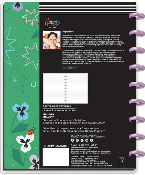 Happy Planner Classic Notebook-Blooming With Pride 5A0020V6-1G3M4