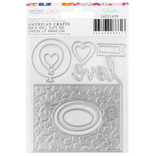 Shimelle Reasons To Smile Metal Die Set-8/Pkg - 5A0026KR-1G936 Shimelle Reasons To Smile Metal Die Set-8/Pkg - 5A0026KR-1G936