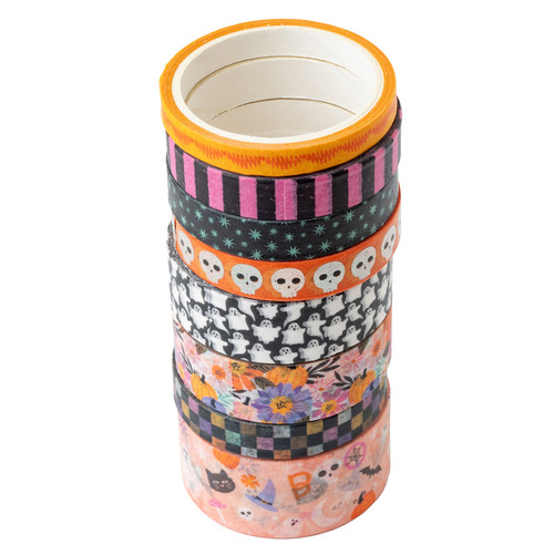 Paige Evans Tricks & Treats Washi Tape-8 Pieces - 5A0027C9-1G9NJ Paige Evans Tricks & Treats Washi Tape-8 Pieces - 5A0027C9-1G9NJ