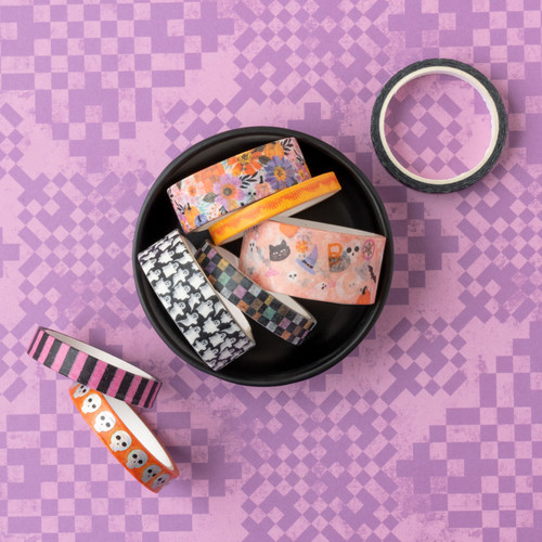 Paige Evans Tricks & Treats Washi Tape-8 Pieces - 5A0027C9-1G9NJ Paige Evans Tricks & Treats Washi Tape-8 Pieces - 5A0027C9-1G9NJ
