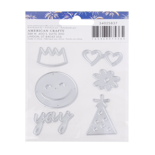 American Crafts Life Of The Party Metal Die Set-6/Pkg - 34025837 American Crafts Life Of The Party Metal Die Set-6/Pkg - 34025837