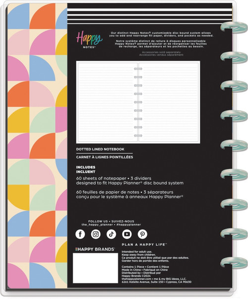 Happy Planner Classic Notebook-Good Days 5A0028BX-1GBDC