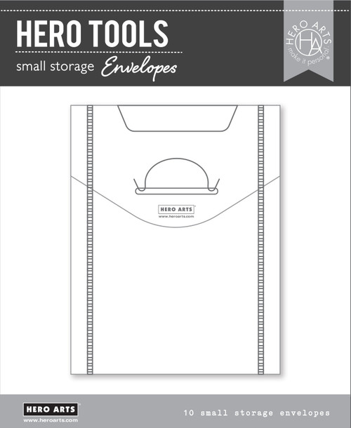 Hero Arts Storage Envelopes 4"X5" 10/Pkg-Small - HA-HT222
