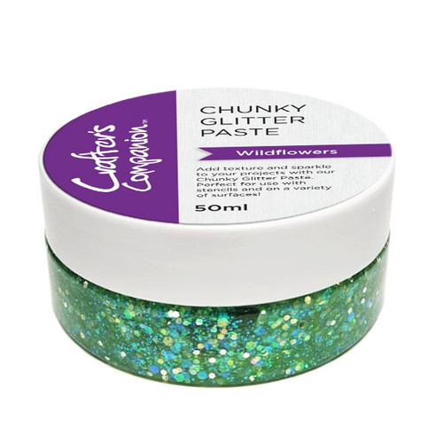 Crafter's Companion Chunky Glitter Paste-Wildflowers HGLPWILD - 195094110367