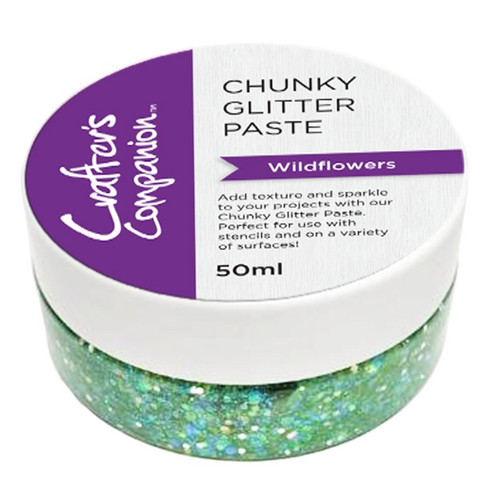 Crafter's Companion Chunky Glitter Paste-Wildflowers - HGLPWILD