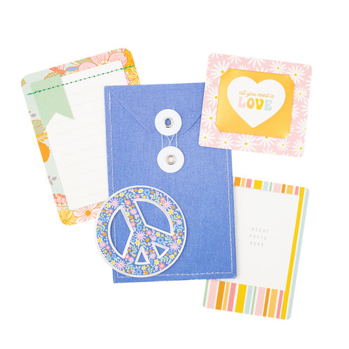Jen Hadfield Flower Child Stationery Pack-W/Silver Holographic Foil - JH014153