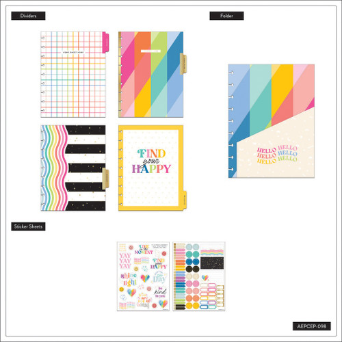 Happy Planner Classic Extension Pack-Happy Brights 5A0020QZ-1G3HR