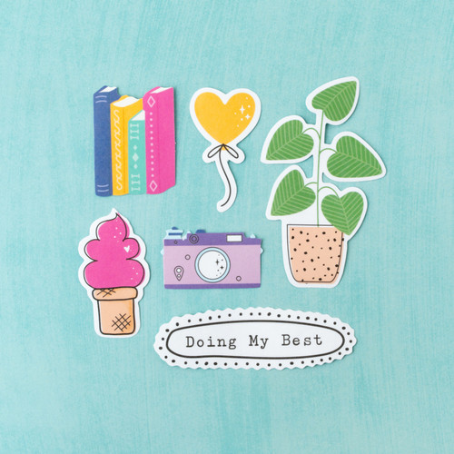 Shimelle Reasons To Smile Paperie Pack-210 Pieces - 5A0026L0-1G942
