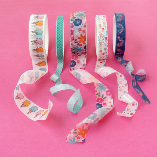 Shimelle Reasons To Smile Washi Tape-8 Pieces - 5A0026KP-1G93N Shimelle Reasons To Smile Washi Tape-8 Pieces - 5A0026KP-1G93N