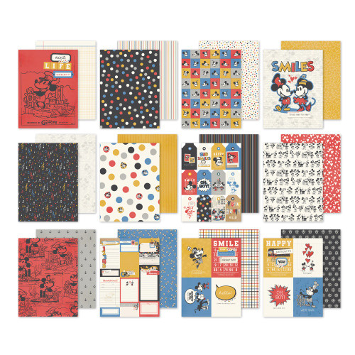 Simple Stories Double-Sided Paper Pad 6"X8" 24/Pkg-Say Cheese Classic Mouse - 5A0029SR-1GD7F