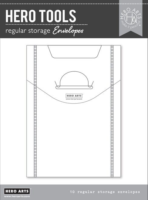 Hero Arts Storage Envelopes 5"X7" 10/Pkg-Regular - HA-HT225 Hero Arts Storage Envelopes 5"X7" 10/Pkg-Regular - HA-HT225
