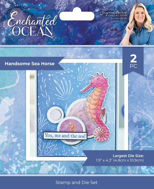 Sara Signature Enchanted Ocean Stamp And Die-Handsome Sea Horse 5A0020LL-1G3CK - 195094117069